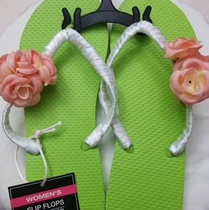 Floral Flip Flops